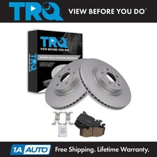 TRQ Front Brake Pad & Rotor Kit Brake Rotor For 2019 Cadillac CT6