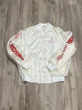 Vintage 80s Auburn Sportswear Bomber Jacket Size XL “Bullshooter” Back/arm Promo