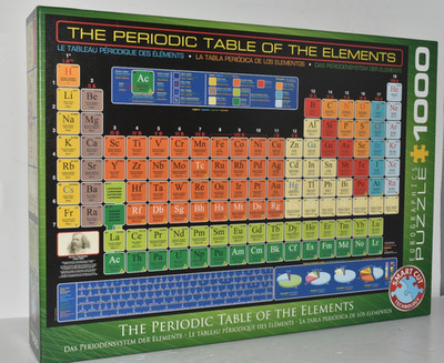 EUROGRAPHICS PERIODENSYSTEM DER ELEMENTE 1000-TEILIGES PUZZLE KOSTENLOSER VERSAND