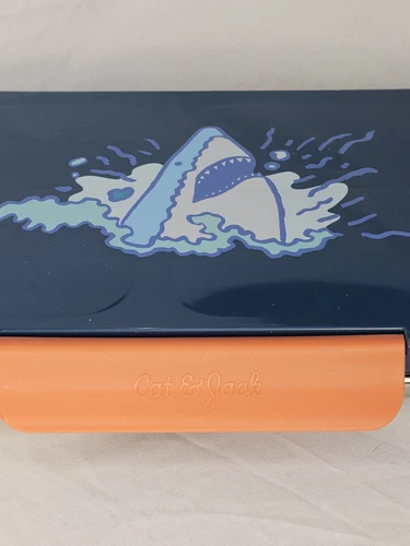 Cat And Jack Metal Shark 4 Section Bento Box ▪︎ New Without Packaging - Picture 8 of 8
