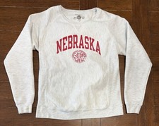 Women's Champion Reverse Weave Nebraska Cornhuskers Crewneck Sweatshirt Sz L