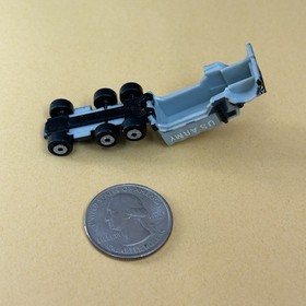 Micro Machines MILITARY Loose INSIDERS TRUCK CARGO Blue gray Galoob 25~~