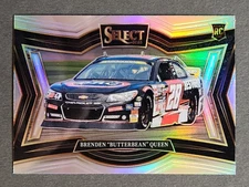 2025 Panini Select NASCAR Racing Pit Road Tier #192 Brenden Queen Silver Prizm