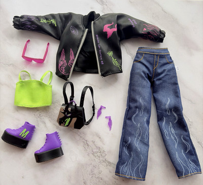 Disney Ily 4Ever Maleficent 11'' Doll Clothes Lot Jacket Boots Top Jeans Backpack