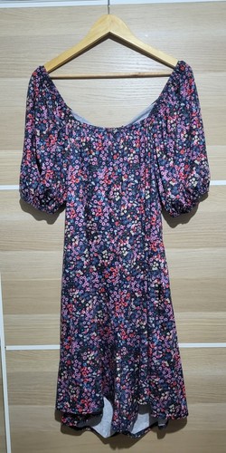 Yours Multicoloured Floral Playsuit Size 26-28