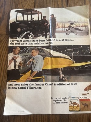 1967 Print Sales AD Advertisement Art CAMEL Cigarettes Tobacco Original 10x13