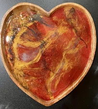 Handmade Resin & Wood Tray For Food, Jewelry, Coins/keys. Unique gift.