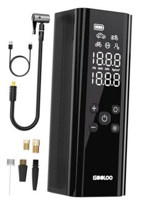 GOOLOO GT150 Tire Inflator Portable Air Compressor，4X Faster 150PSI Cordless