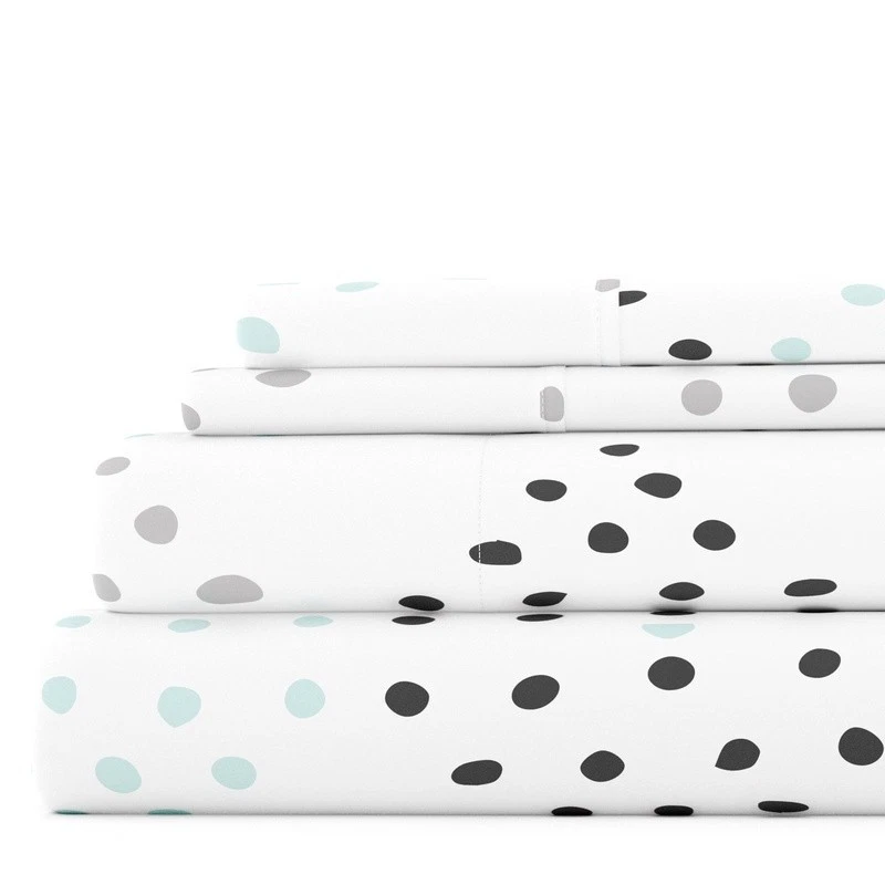 Juego de sábanas de microfibra hipoalergénicas bolsillo profundo sábanas suaves duraderas nuevas Foto 2 de 4