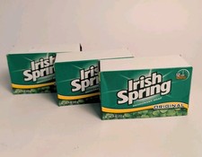 Irish Spring Original Soap 3 Bar No Flaxseed/Linseed Oil Discontinued