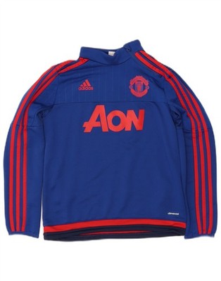 Adidas Jungen Climacool Grafik Pullover Trainingsanzug Oberteil 9-10 Jahre blau BN20