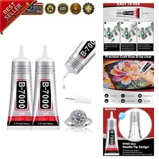 2-pack 110ml Precision Tip Clear Glue   Ideal for Jewelry  Craft Projects