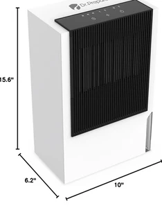Dr.Prepare Rotary Dehumidifier New Quiet Compact Moisture Absorber for Home Room