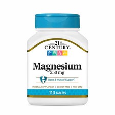 Magnesium 110 Tabs 250 Mg by 21st Century 0.58 per thousand milligrams