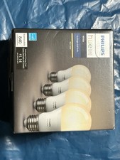 Philips Hue White A19 / E26 Smart LED Bulb 4-Pack 4 x 9.5W White