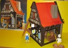 Playmobil Medieval Bakery  3441  – Tudor style house building Vintage