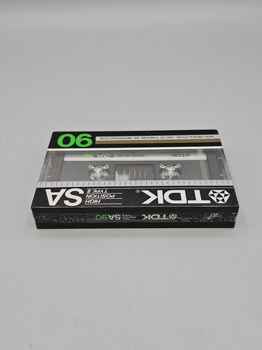 TDK SA 90 TYPE II Leere Audiokassette Tape Versiegelt Neu - Bild 4 von 7