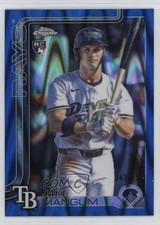 2025 Topps Chrome Update Blue RayWave Refractor 43/150 Jake Mangum #USC176 0p8x