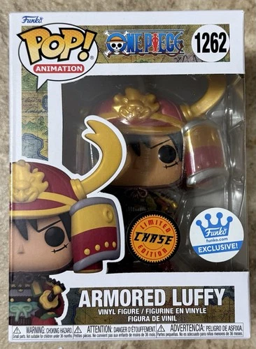 Funko Pop! One Piece 1262 Armored Luffy Funko Exclusive Chase Vinyl Figure