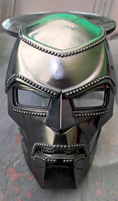 Dr Doom Mask, Finished With Blemish 3d Printed