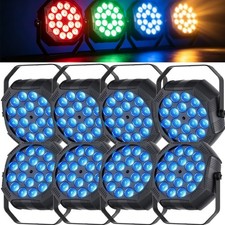Wireless Rechargeable LED Par Light DMX Remote Stage Light Party Disco Uplights