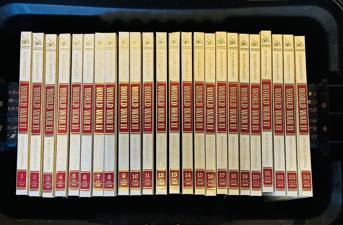 アイリーページ 1978 Vintage The Illustrated World War II Encyclopedia 24 Volume