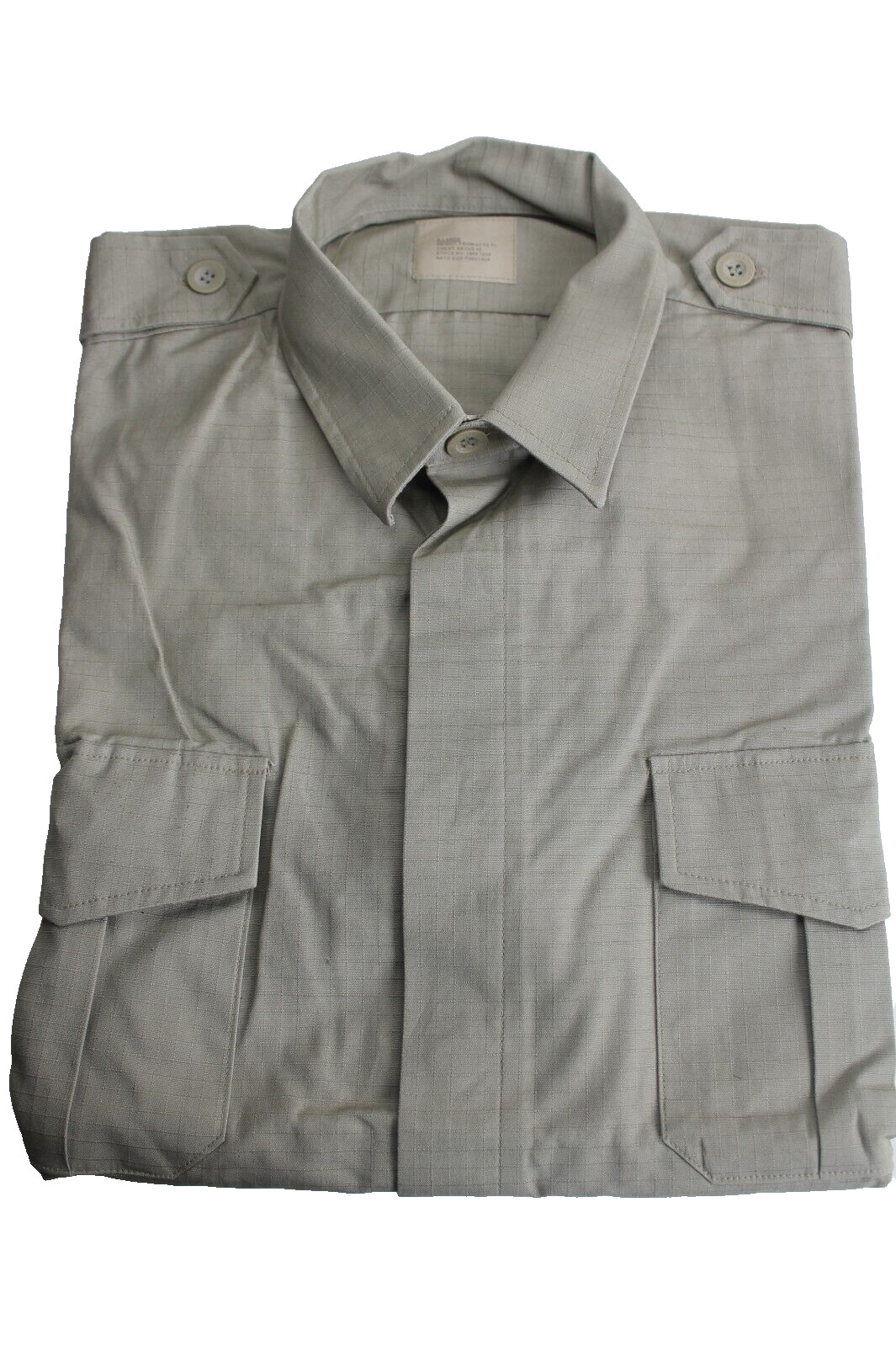 Camisa de campo estadounidense Rip-Stop talla L manga corta Coyote Shirt