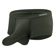 ZONBAILON Men's Underwear Modal Soft Breathable Gun Egg Separation Sexy Boxer