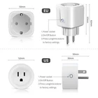 Smart Life WiFi Plug for Google Home Amazon Alexa 16A Wireless Power Socket