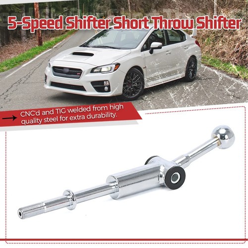 Short Shifter W/ Bushing Kit For Subaru WRX Legacy Forester Outback 5-Speed - Picture 6 of 10