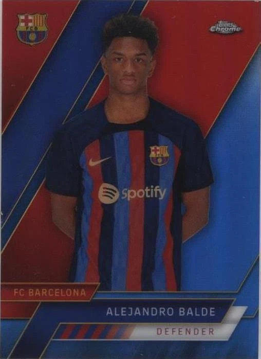 2022-23 Topps Chrome FC Barcelona Alejandro Balde #30 | eBay