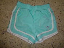 Champion Girl's Polyester Green Athletic Shorts Sz S