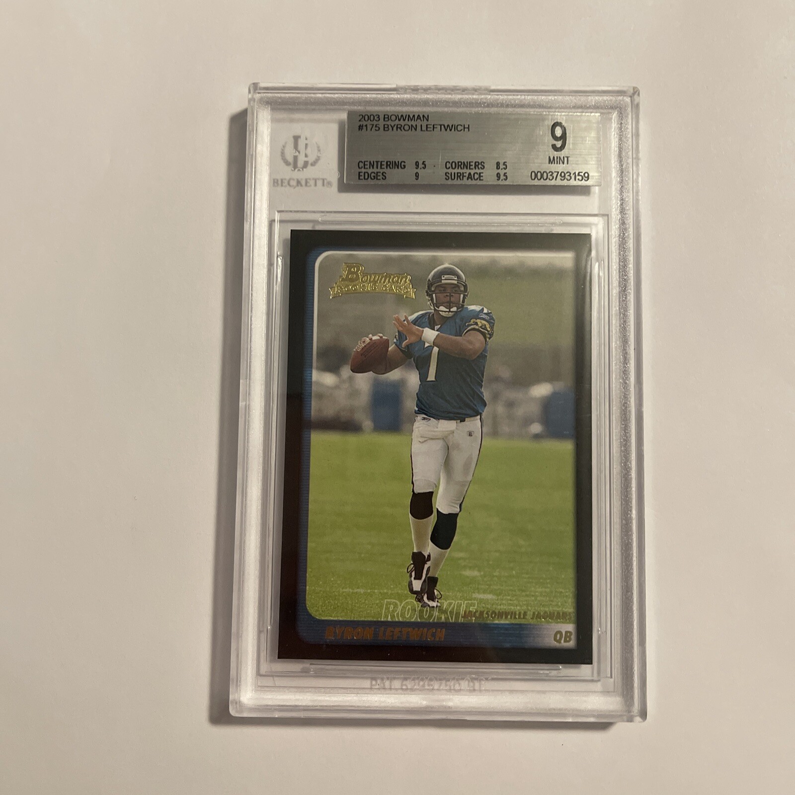 Byron Leftwich Bowman #175 Base