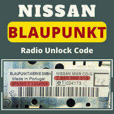 Nissan Radio Code Micra K-12 Note Astra Expert Blaupunkt BP Radio Code Unlock