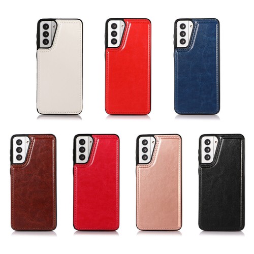Leather Wallet Stand Phone Case For Samsung S20 S21 S22 S23 Ultra Note 20 - Picture 12 of 81