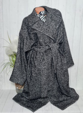 Stilvolle Damen Wollmantel in Top Qualität von PLEASE Gr. S Oversize Lang NEU