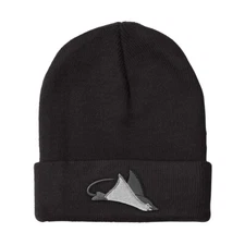 Beanies for Men Stingray Embroidery Winter Hats Women Acrylic Skull Cap 1 Size