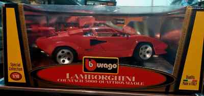 LAMBORGHINI COUNTACH 5000 quattrovalvole BURAGO 3037 1:18 | eBay