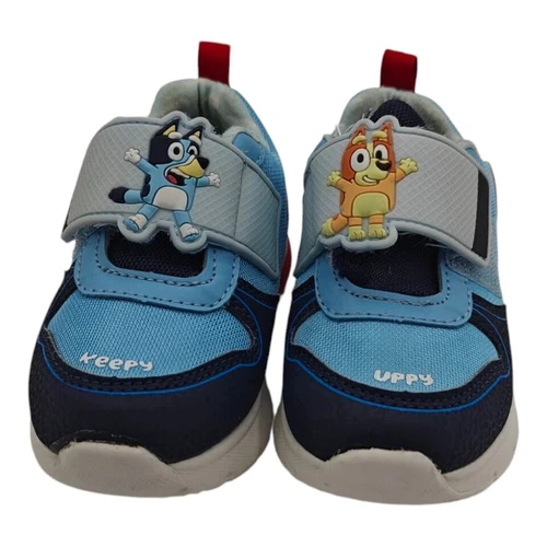 Bluey Toddler Boys SIZE 5 Light Up Slip On Sneaker BLUE Color With On/Off Switch - Picture 12 of 20