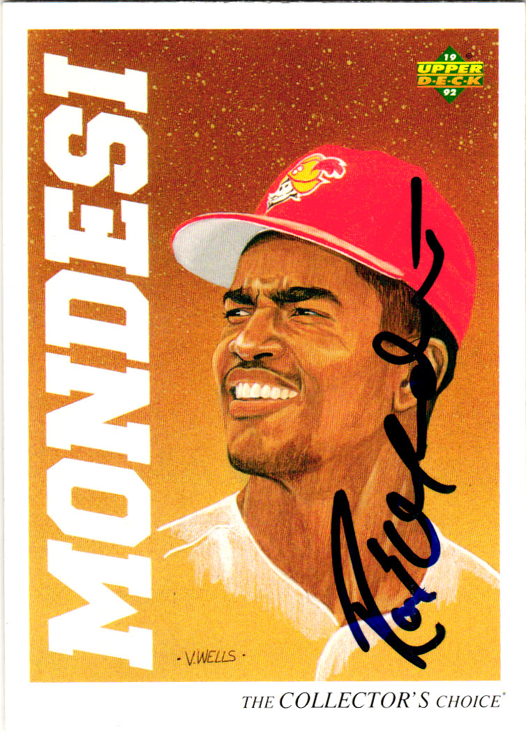 Raul Mondesi Signed 1992 Upper Deck Minor League Baseball #32 Albuquerque Dukes
