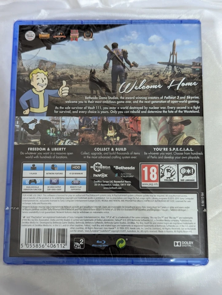 Ausfall 4 PS4 Neu Ovp - UK Pal Original Freigabe sony PLAYSTATION 4 Herbst Out - Bild 2 von 2