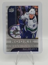 Olli Juolevi 20-21 Upper Deck Trilogy Rookie Renditions Hockey Card