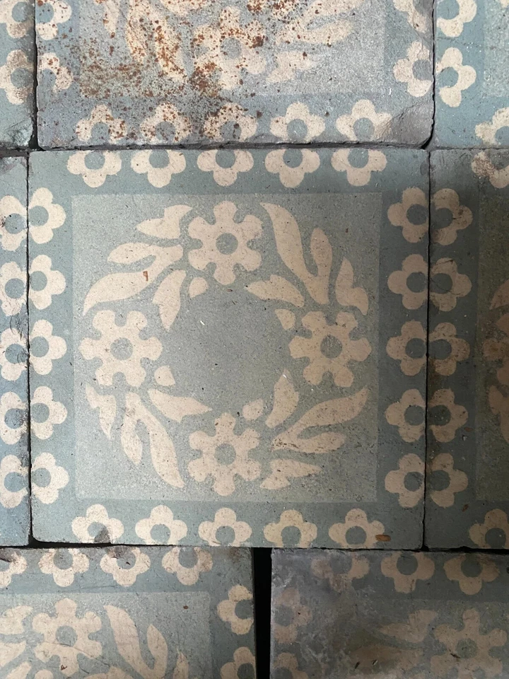 Anciens carreaux de ciment des années 1920 - Photo 4/4