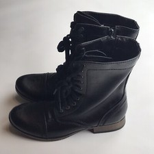 Candies Women's Dark Brown Side Zip Up Calf Boots Size 8.5