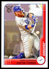 2021 TOPPS BIG LEAGUE #220 JUSTIN TURNER LOS ANGELES DODGERS