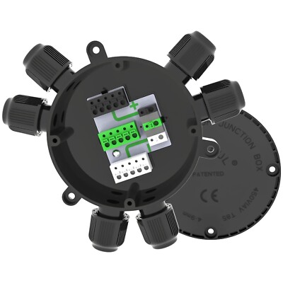 Cable Connector Junction Box Waterproof Electrical Connector Box 2-6 Way 22-10 A