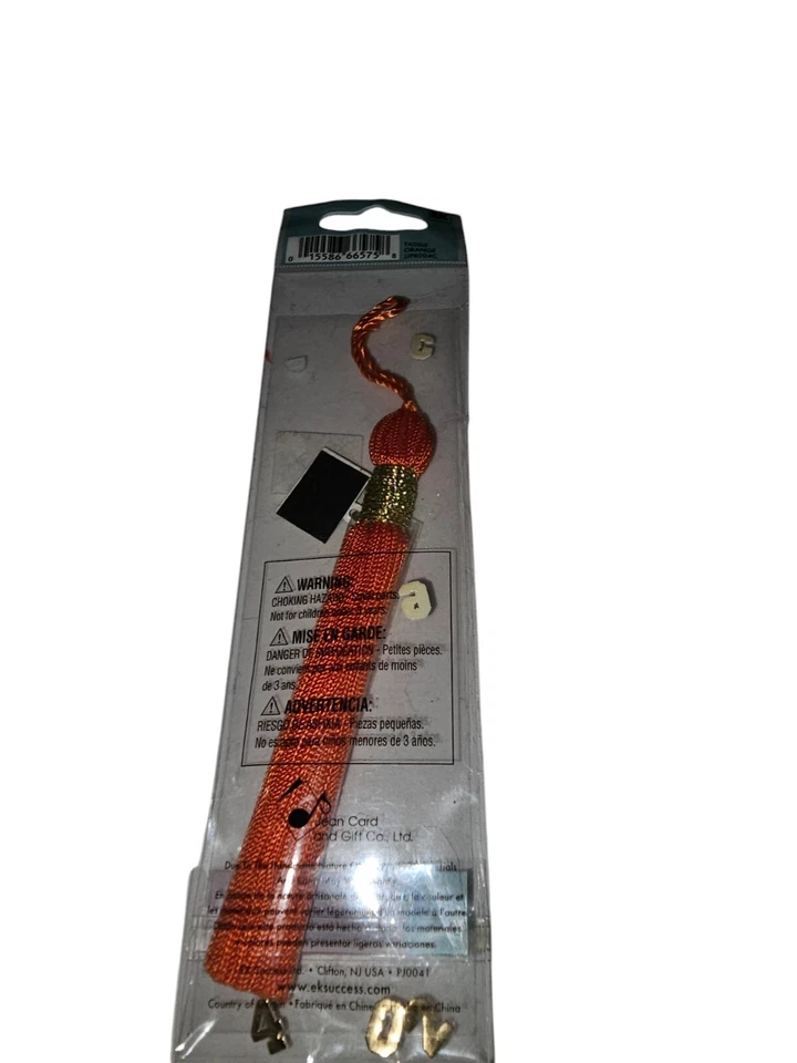 Borla de graduación adorno naranja Jolee's Foto 2 de 2