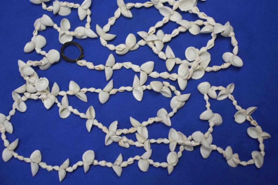 Valentines Day Gift Seashell Home Decor Long Seashell Garland, 96"+ G-94 - Image 2 of 4