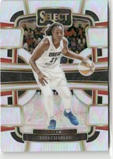 2023-24 Panini Select WNBA Silver Prizm Tina Charles Atlanta Dream #83 Parallel