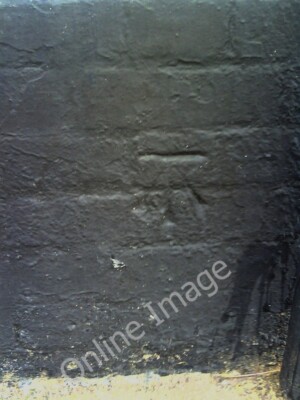 Photo 6x4 Benchmark on The Spread Eagle pub Abingdon Ordnance Survey cut  c2010
